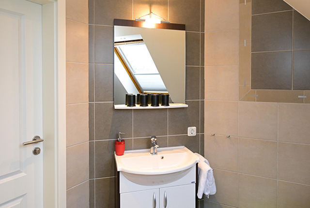 Ferienwohnung Fehmarn modernes Badezimmer
